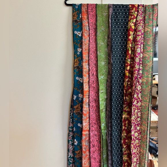 Patterned Silk Scarf - Picture 2 of 7